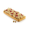 Tarte Ring Rectangular 265x105xh20 mm anello microforato per crostata rettangolare