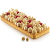 Tarte Ring Rectangular 265x105xh20 mm anello microforato per crostata rettangolare Tarte Ring Rectangular 265x105xh20 mm anello microforato per crostata rettangolare
