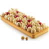 Tarte Ring Rectangular 265x105xh20 mm anello microforato per crostata rettangolare