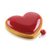 Tarte Ring amore 205x190xh20 mm Silikomart anello microforato per crostata cuore