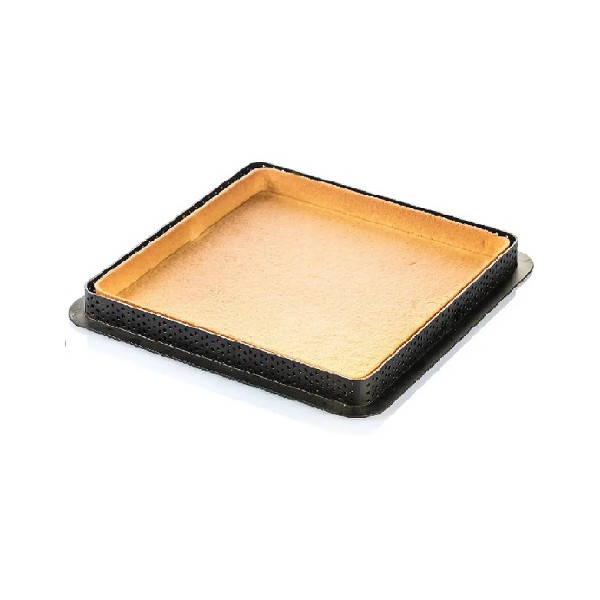 Tarte Ring Square 20x20xh2 cm Silikomart anello microforato crostata quadrata