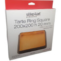 Tarte Ring Square 20x20xh2 cm Silikomart anello microforato crostata quadrata