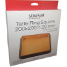 Tarte Ring Square 20x20xh2 cm Silikomart anello microforato crostata quadrata