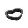 Tarte ring amore 8x7xh2 cm Silikomart anello microforato per crostatina cuore Tarte ring amore 8x7xh2 cm Silikomart anello microforato per crostatina cuore