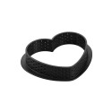 Tarte ring amore 8x7xh2 cm Silikomart anello microforato per crostatina cuore