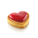 Tarte ring amore 8x7xh2 cm Silikomart anello microforato per crostatina cuore