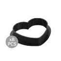 Tarte ring amore 8x7xh2 cm Silikomart anello microforato per crostatina cuore set 8 pz