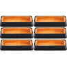Tarte Ring Rectangular 120x35xh20 mm Silikomart anello microforato per crostatina rettangolare set 6 pz