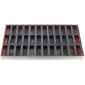Tarte Ring Rectangular 120x35xh20 mm Silikomart anello microforato per crostatina rettangolare set 6 pz