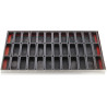 Tarte Ring Rectangular 120x35xh20 mm Silikomart anello microforato per crostatina rettangolare set 6 pz