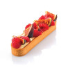 Tarte ring oblong 146x34xh20 mm Silikomart anello microforato crostatina oblunga Tarte ring oblong 146x34xh20 mm Silikomart anello microforato crostatina oblunga