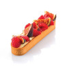 Tarte ring oblong 146x34xh20 mm Silikomart anello microforato crostatina oblunga
