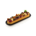 Tarte ring oblong 146x34xh20 mm Silikomart anello microforato crostatina oblunga