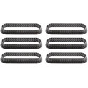 Set 6 stampi ad anello microforati per crostatine o torte oblunghe tarte ring oblong da 15 cm di Silikomart