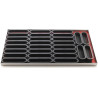 Tarte ring oblong 146x34xh20 mm Silikomart anello microforato crostatina oblunga set 6 pz