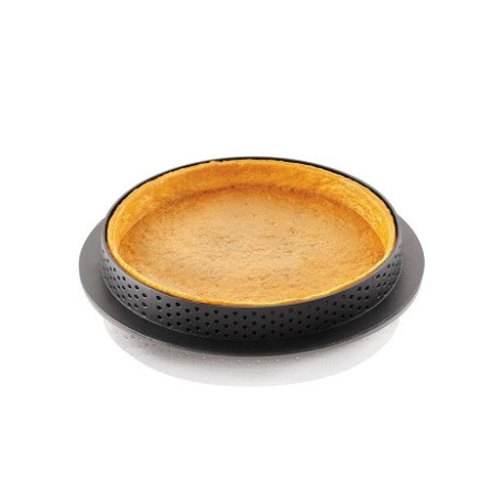 Tarte Ring Round ø10xh2 cm Silikomart anello microforato crostatina tonda Tarte Ring Round ø10xh2 cm Silikomart anello microforato crostatina tonda