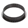 Tarte Ring Round ø8xh2 cm Silikomart anello microforato crostatina tonda Tarte Ring Round ø8xh2 cm Silikomart anello microforato crostatina tonda
