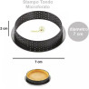 Tarte Ring Round ø7xh2 cm Silikomart anello microforato crostatina tonda