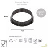 Stampo ad Anello Tondo per Crostatine e Tortine Tarte Ring Round da 7 cm altezza 2 cm da Silikomart Stampo ad Anello Tondo per Crostatine e Tortine Tarte Ring Round da 7 cm altezza 2 cm da Silikomart