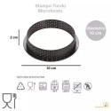 Stampo ad anello tondo micro-forato per crostatine e tortine Tarte Ring Round da 10 cm di Silikomart