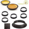 Set 6 stampi ad anello microforati per crostatine o torte tonde tarte ring da 8 cm di Silikomart