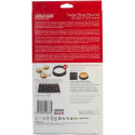 Set 6 anelli microforati per basi di crostatine o tortine tonde tarte ring 8 cm di Silikomart