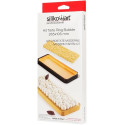 Kit tarte ring bubble 265x105 mm Silikomart stampo silicone con anello per crostata di bolle rettangolare