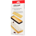 Kit tarte ring bubble 265x105 mm Silikomart stampo silicone con anello per crostata di bolle rettangolare
