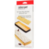Kit tarte ring bubble 265x105 mm Silikomart stampo silicone con anello per crostata di bolle rettangolare