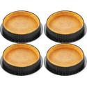 Tarte Ring Round ø12xh2 cm Silikomart anello microforato crostatina tonda set 4 pz