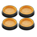Tarte Ring Round ø10xh2 cm Silikomart anello microforato crostatina tonda set 4 pz