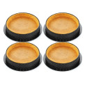 Tarte Ring Round ø10xh2 cm Silikomart anello microforato crostatina tonda set 4 pz