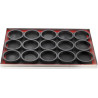 Tarte Ring Round ø10xh2 cm Silikomart anello microforato crostatina tonda set 4 pz