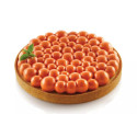 Tarte Ring Bubble da 19 cm da Silikomart: kit per crostata o torta tonda con decoro a bolle
