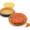 Kit tarte ring bubble ø190 mm Silikomart stampo silicone con anello per crostata di bolle tonda