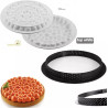 Kit Crostata Bolle o Torta Tarte Ring Bubble da 19 cm da Silikomart Kit Crostata Bolle o Torta Tarte Ring Bubble da 19 cm da Silikomart