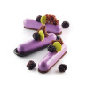 Stampo in silicone Fingers 75 per 8 monoporzioni a forma di dita da 130x27xh27 mm più cutter e 10 vassoi da Silikomart Stampo in silicone Fingers 75 per 8 monoporzioni a forma di dita da 130x27xh27 mm più cutter e 10 vassoi da Silikomart