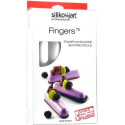 Stampo in silicone Fingers 75 per 8 monoporzioni a forma di dita da 130x27xh27 mm più cutter e 10 vassoi da Silikomart