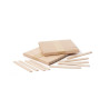 Stecche per gelato 2400 bastoncini per gelato artigianale in legno di faggio 10xh93 mm Decora Stecche per gelato 2400 bastoncini per gelato artigianale in legno di faggio 10xh93 mm Decora