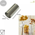 Forma o stampo Cartuccia a tubo in Latta di altezza 4,7 cm, diametro 2,5 cm