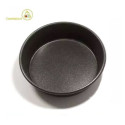 Confezione 6 formine tonde lisce con bordo diametro 8 cm ed altezza 2 cm in alluminio antiaderente, teflonato, da Vespa