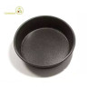 Confezione 6 formine tonde lisce con bordo diametro 8 cm ed altezza 2 cm in alluminio antiaderente, teflonato, da Vespa
