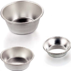 Vespa – Formina Tonda Liscia in Latta con Bordo Rinforzato (Ø4/4,5/5,5cm)