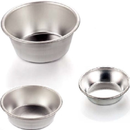 Formina liscia tonda con bordo in latta di diametro da 4 a 5,5 cm di Vespa