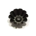 Formina riccia con fondo rialzato in alluminio antiaderente diametro 6,8 cm ed altezza 2 cm da Vespa