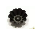 Formina riccia con fondo rialzato in alluminio antiaderente diametro 6,8 cm ed altezza 2 cm da Vespa