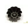 Formina riccia con fondo rialzato in alluminio antiaderente diametro 6,8 cm ed altezza 2 cm da Vespa