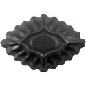 Formina riccia a rombo in alluminio antiaderente 9.5x6xh1.5 cm da Vespa