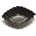 Formina riccia a rombo in alluminio antiaderente 9.5x6xh1.5 cm da Vespa