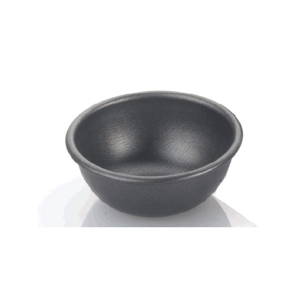 Formina parrozzo in alluminio antiaderente con bordo per monoporzioni a semisfera ø5xh2 cm da Vespa